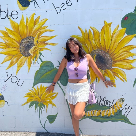 White Ruffled Skirt - Picture 4 of 4